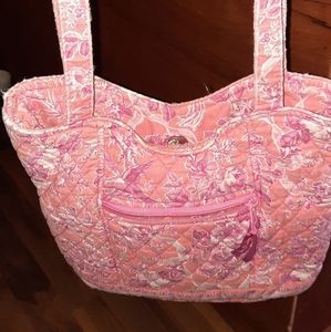 Vera Bradley Pink/White Purse Bag